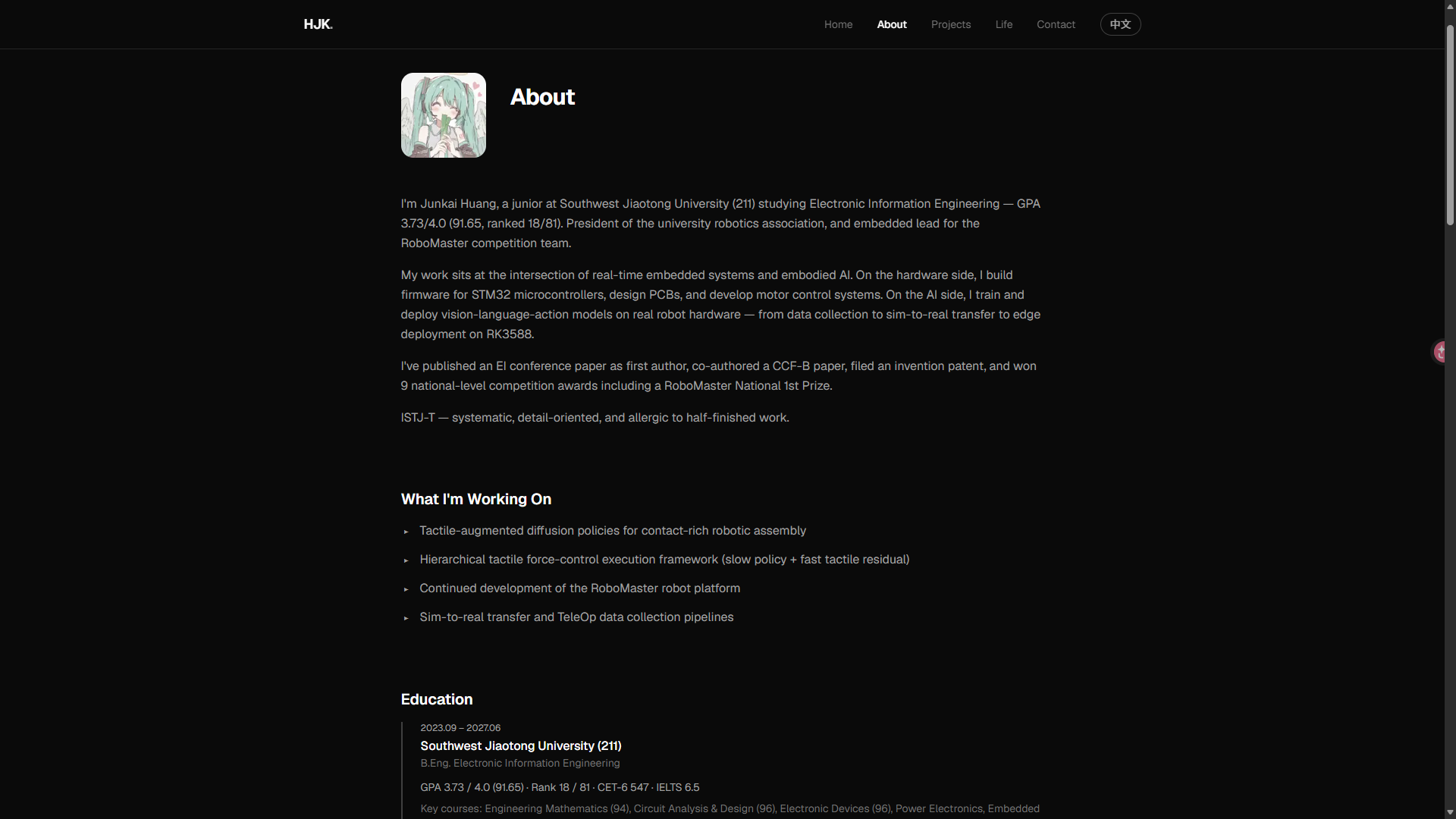 Personal Portfolio Website 3